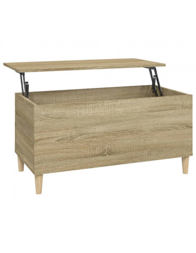 Tavolino Salotto Rovere Sonoma 90x44,5x45 cm Legno Multistrato
