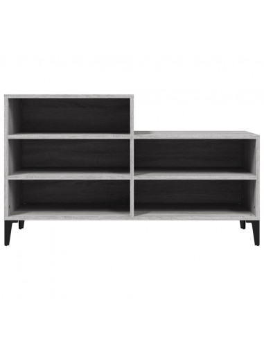 Scarpiera Grigio Sonoma 102x36x60 cm in Legno Multistrato