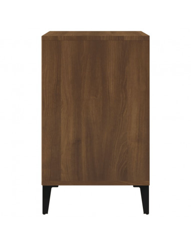 Scarpiera Rovere Marrone 102x36x60 cm in Legno Multistrato