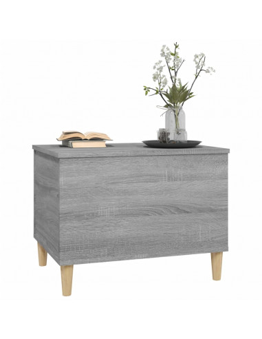 Tavolino Salotto Grigio Sonoma 60x44,5x45 cm Legno Multistrato
