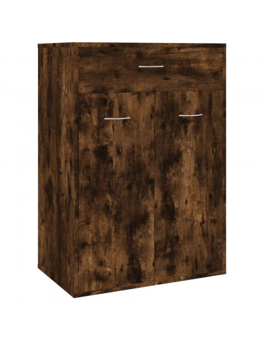 Scarpiera Rovere Fumo 60x35x84 cm in Legno Multistrato