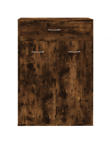 Scarpiera Rovere Fumo 60x35x84 cm in Legno Multistrato