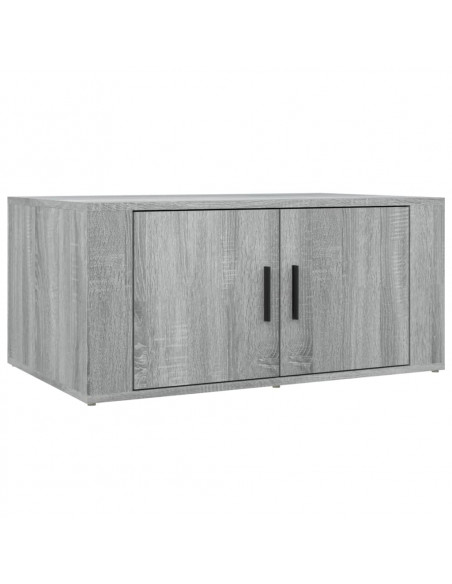 Tavolino da Salotto Grigio Sonoma 80x50x36 cm Legno Multistrato