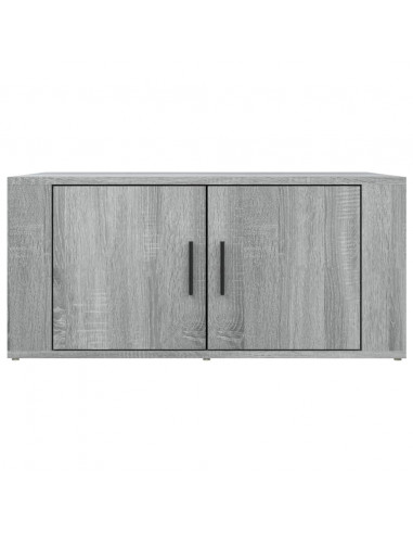 Tavolino da Salotto Grigio Sonoma 80x50x36 cm Legno Multistrato