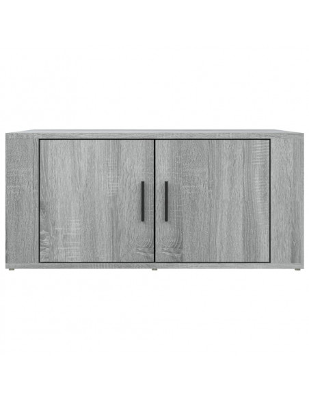 Tavolino da Salotto Grigio Sonoma 80x50x36 cm Legno Multistrato