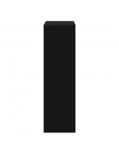 Scarpiera Nera 63x24x81 cm in Legno Multistrato