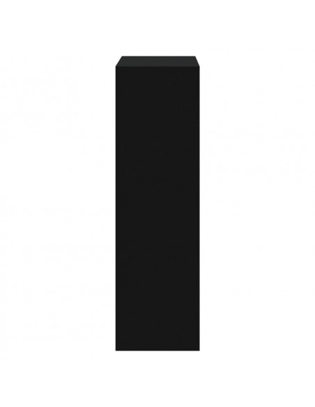 Scarpiera Nera 63x24x81 cm in Legno Multistrato
