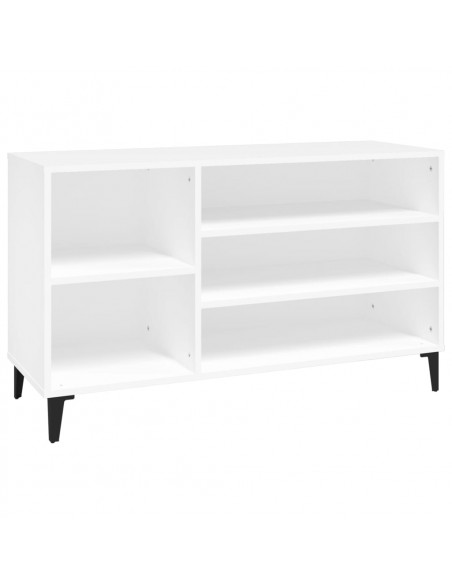 Scarpiera Bianca 102x36x60 cm in Legno Multistrato