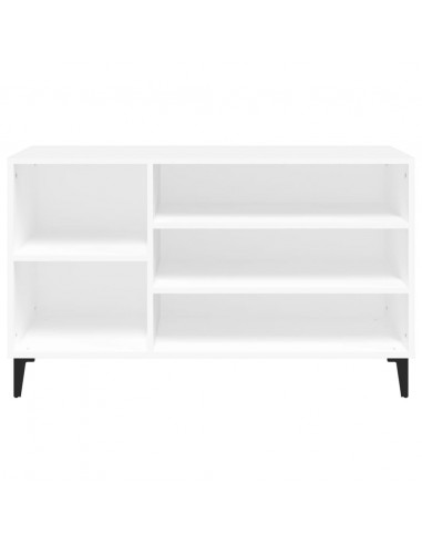 Scarpiera Bianca 102x36x60 cm in Legno Multistrato