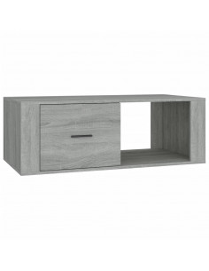 Tavolino Salotto Grigio Sonoma 100x50,5x35 cm Legno Multistrato 2
