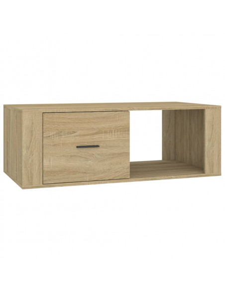 Tavolino Salotto Rovere Sonoma 100x50,5x35 cm Legno Multistrato
