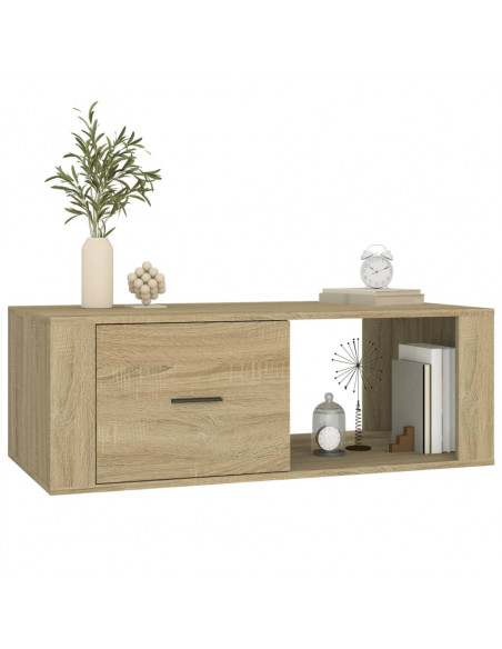 Tavolino Salotto Rovere Sonoma 100x50,5x35 cm Legno Multistrato