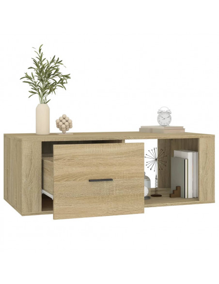 Tavolino Salotto Rovere Sonoma 100x50,5x35 cm Legno Multistrato