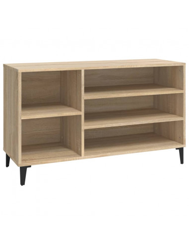 Scarpiera Rovere Sonoma 102x36x60 cm in Legno Multistrato