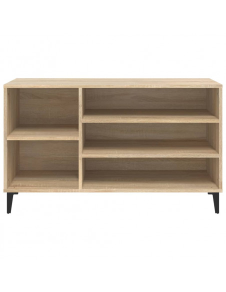 Scarpiera Rovere Sonoma 102x36x60 cm in Legno Multistrato