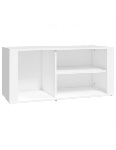 Scarpiera bianco 100x35x45 cm in Legno Multistrato