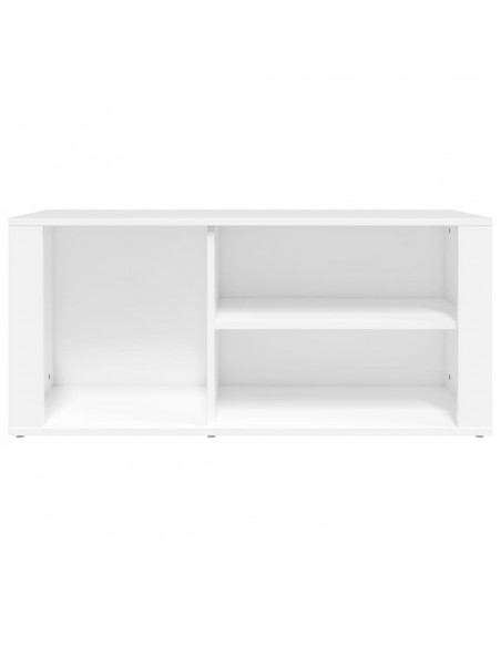 Scarpiera bianco 100x35x45 cm in Legno Multistrato