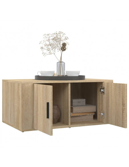 Tavolino da Salotto Rovere Sonoma 80x50x36 cm Legno Multistrato
