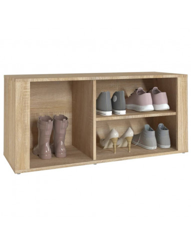 Scarpiera Rovere Sonoma 100x35x45 cm in Legno Multistrato