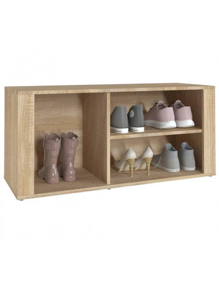 Scarpiera Rovere Sonoma 100x35x45 cm in Legno Multistrato