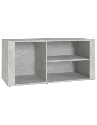 Scarpiera Grigio Cemento 100x35x45 cm in Legno Multistrato
