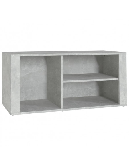 Scarpiera Grigio Cemento 100x35x45 cm in Legno Multistrato