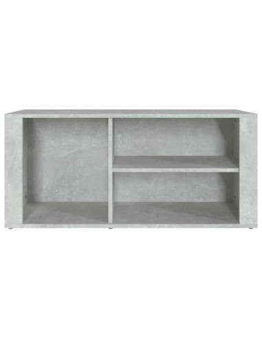 Scarpiera Grigio Cemento 100x35x45 cm in Legno Multistrato