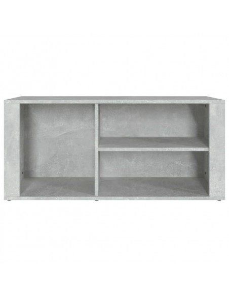 Scarpiera Grigio Cemento 100x35x45 cm in Legno Multistrato