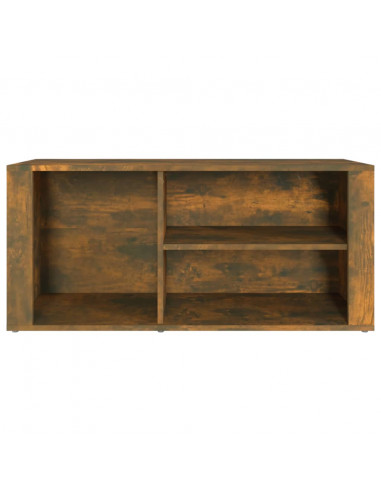 Scarpiera Rovere Fumo 100x35x45 cm in Legno Multistrato