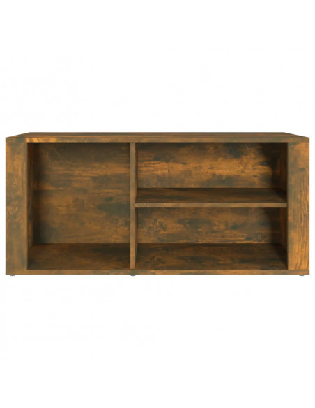 Scarpiera Rovere Fumo 100x35x45 cm in Legno Multistrato