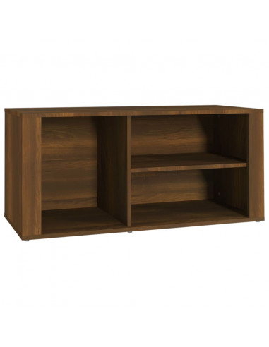 Scarpiera Rovere Marrone 100x35x45 cm in Legno Multistrato