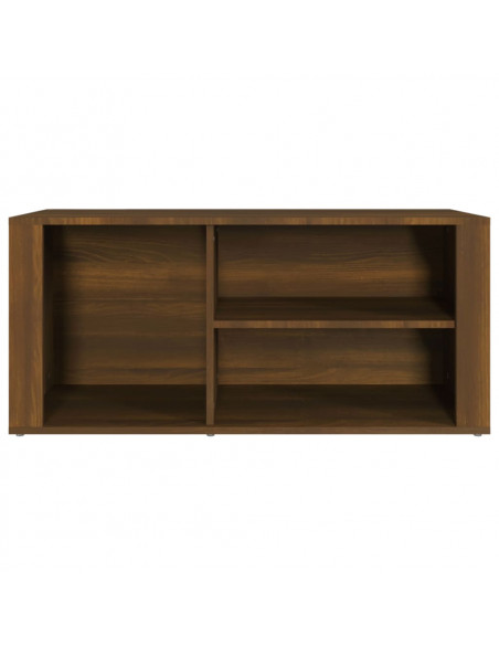 Scarpiera Rovere Marrone 100x35x45 cm in Legno Multistrato