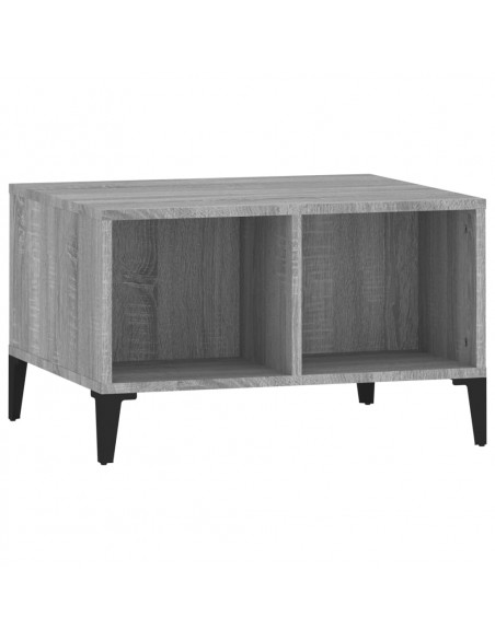 Tavolino da Salotto grigio sonoma 60x50x36,5 cm in Multistrato