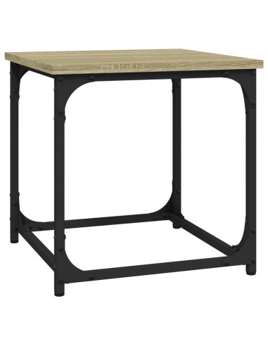 Tavolino Rovere Sonoma 40x40x40 cm in Legno Multistrato