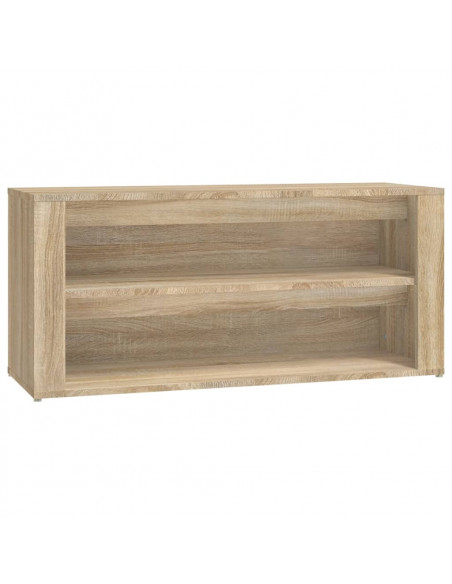 Scarpiera Rovere Sonoma 100x35x45 cm in Legno Multistrato