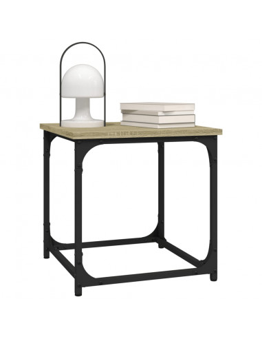 Tavolino Rovere Sonoma 40x40x40 cm in Legno Multistrato