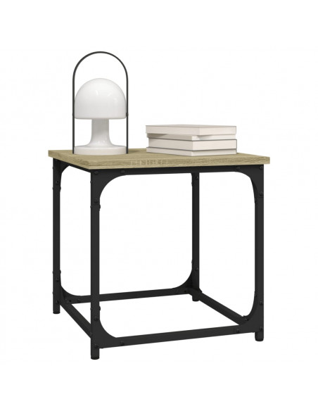 Tavolino Rovere Sonoma 40x40x40 cm in Legno Multistrato