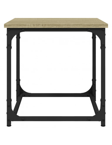 Tavolino Rovere Sonoma 40x40x40 cm in Legno Multistrato