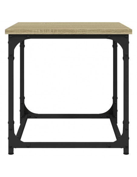Tavolino Rovere Sonoma 40x40x40 cm in Legno Multistrato