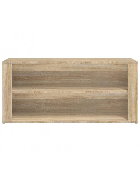 Scarpiera Rovere Sonoma 100x35x45 cm in Legno Multistrato