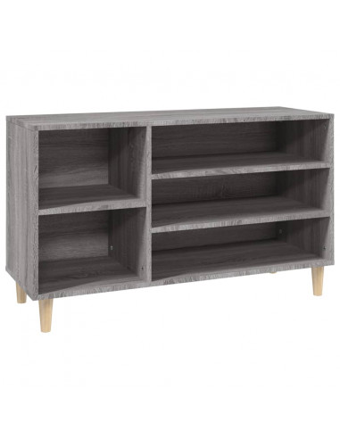 Scarpiera Grigio Sonoma 102x36x60 cm in Legno Multistrato