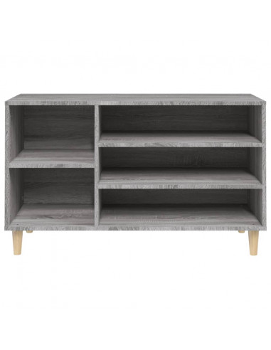 Scarpiera Grigio Sonoma 102x36x60 cm in Legno Multistrato