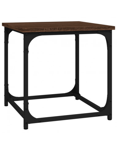Tavolino da Salotto Rovere Marrone 40x40x40cm Legno Multistrato