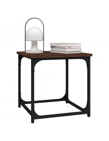 Tavolino da Salotto Rovere Marrone 40x40x40cm Legno Multistrato