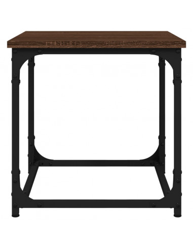 Tavolino da Salotto Rovere Marrone 40x40x40cm Legno Multistrato