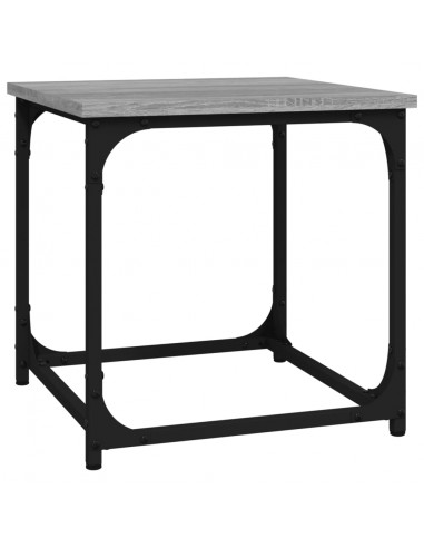 Tavolino Grigio Sonoma 40x40x40 cm in Legno Multistrato