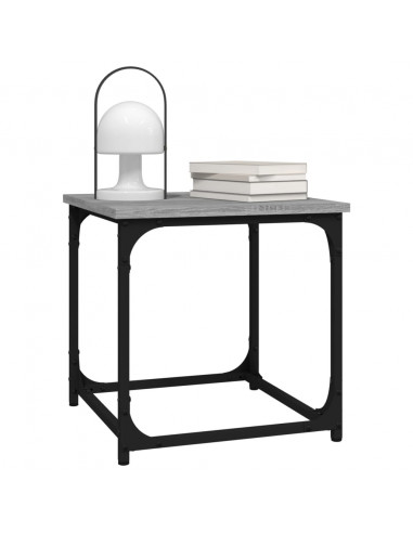 Tavolino Grigio Sonoma 40x40x40 cm in Legno Multistrato
