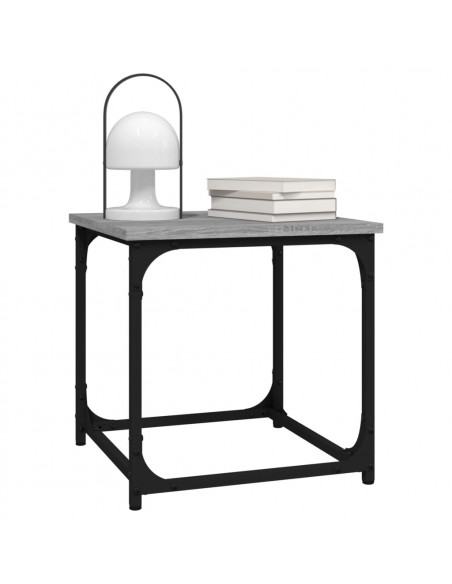 Tavolino Grigio Sonoma 40x40x40 cm in Legno Multistrato