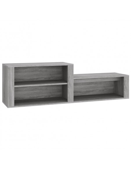 Scarpiera Grigio Sonoma 150x35x45 cm in Legno Multistrato