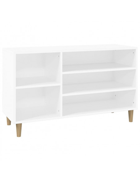 Scarpiera Bianca 102x36x60 cm in Legno Multistrato